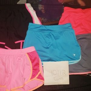 5 count girls active summer shorts